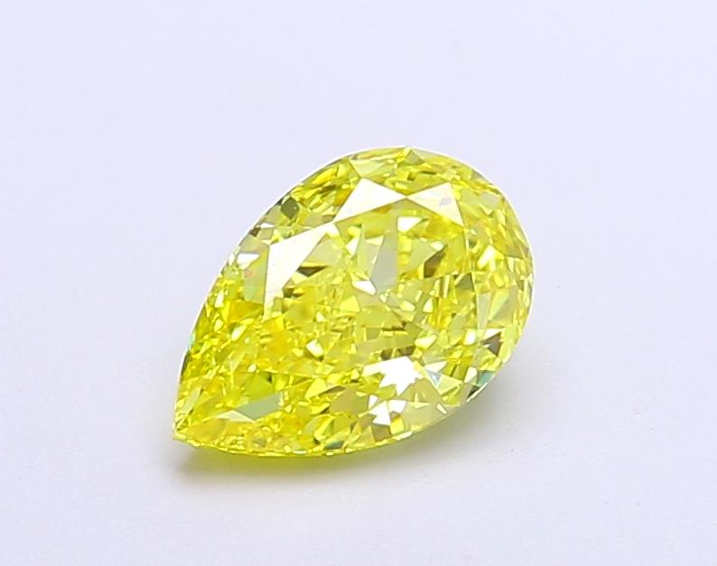 1.03 Ct. Fancy Vivid Yellow Pear Lab Grown Diamond
