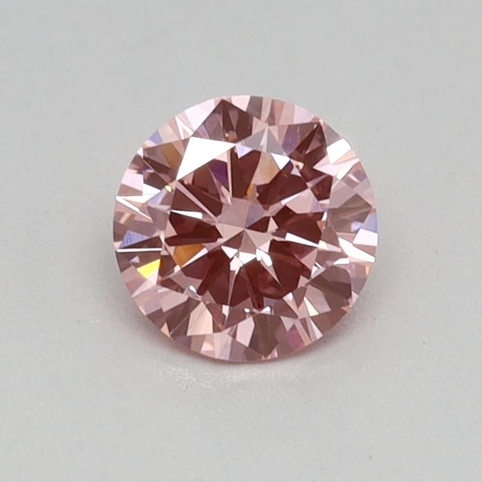 0.32 Ct. Fancy Intense Pink Round Lab Grown Diamond
