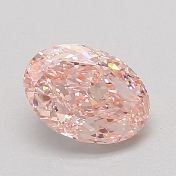 1.00 Ct. Fancy Vivid Pink Oval Lab Grown Diamond