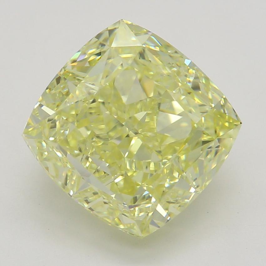 3.04 Ct. Fancy Yellow Cushion Diamond
