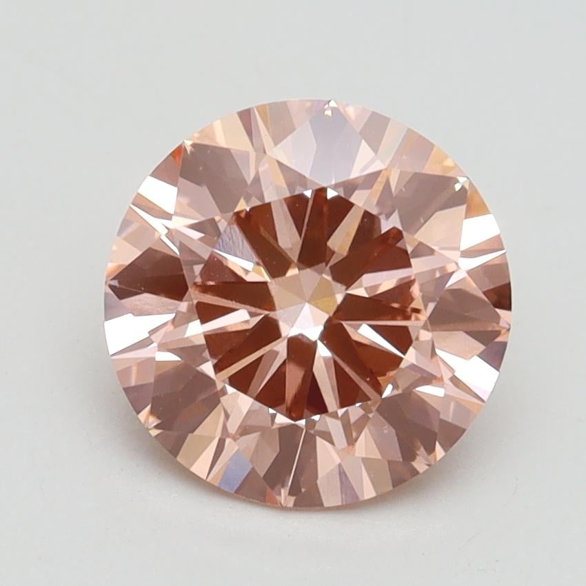 1.81 Ct. Fancy Intense Pink Round Lab Grown Diamond