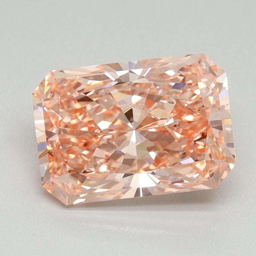 2.50 Ct. Fancy Vivid Pink Radiant Lab Grown Diamond