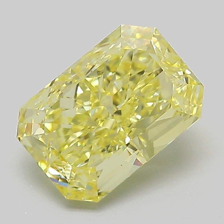 2.00 Ct. Fancy Intense Yellow Radiant Lab Grown Diamond
