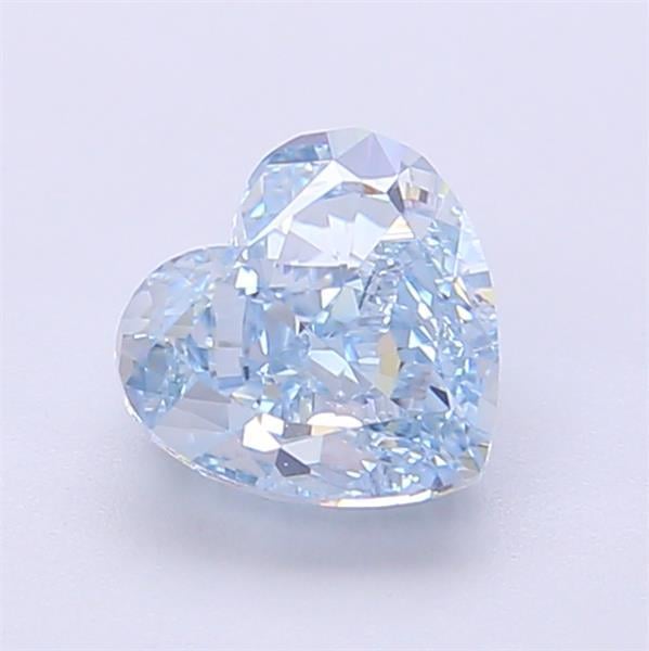 1.30 Ct. Fancy Intense Blue Heart Lab Grown Diamond