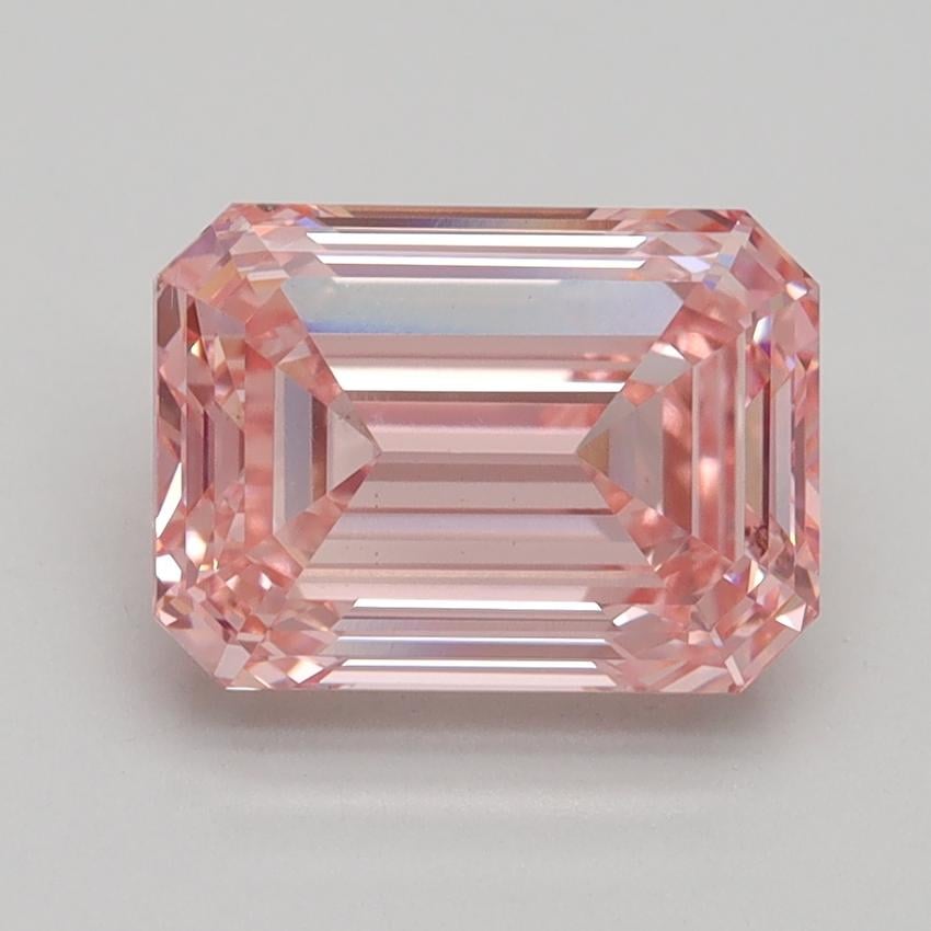 3.01 Ct. Fancy Intense Pink Emerald Lab Grown Diamond