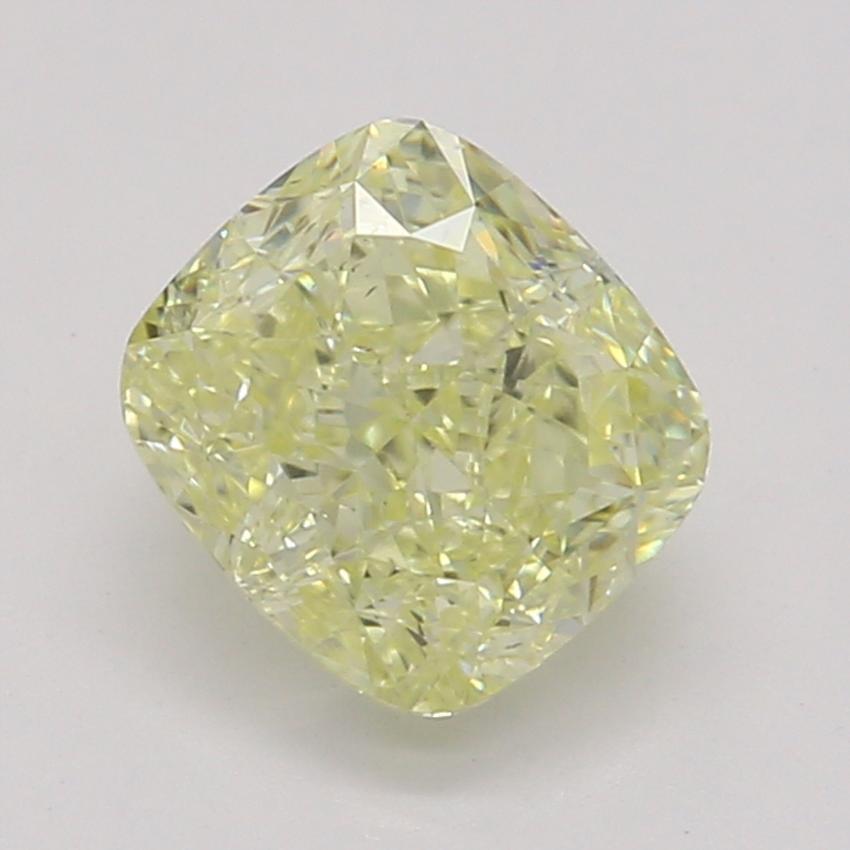 0.70 Ct. Fancy Light Yellow Cushion Diamond