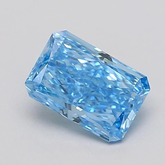 1.01 Ct. Fancy Vivid  Blue Radiant Lab Grown Diamond