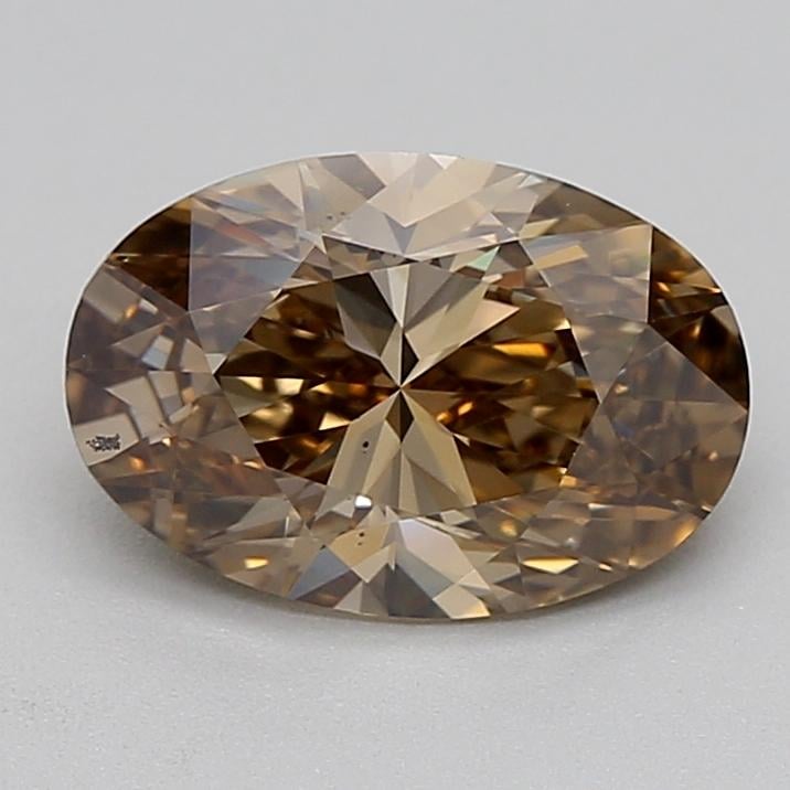 1.46 Ct. Fancy  Brown Oval Lab Grown Diamond
