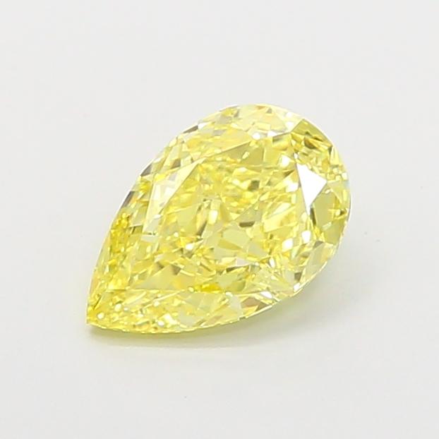 1.09 Ct. Fancy Intense  Yellow Pear Lab Grown Diamond