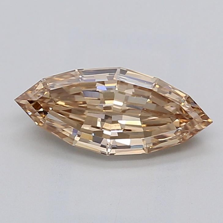 1.52 Ct. Light  Brown Marquise Lab Grown Diamond