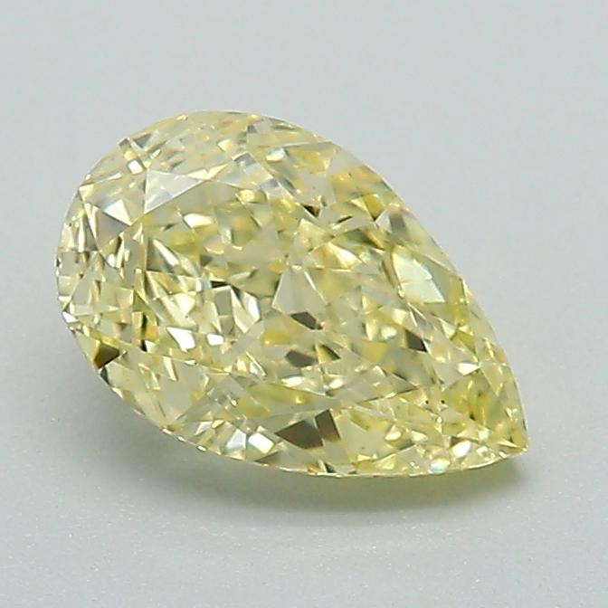 1.01 Ct. Fancy Intense Yellow Pear Lab Grown Diamond