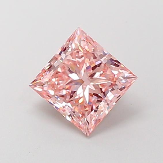 1.54 Ct. Fancy Intense Pink Princess Lab Grown Diamond