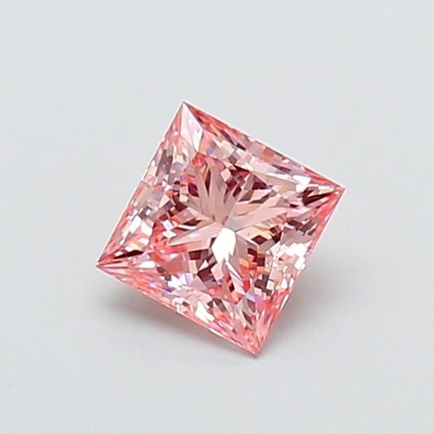 1.00 Ct. Fancy Intense Pink Princess Lab Grown Diamond