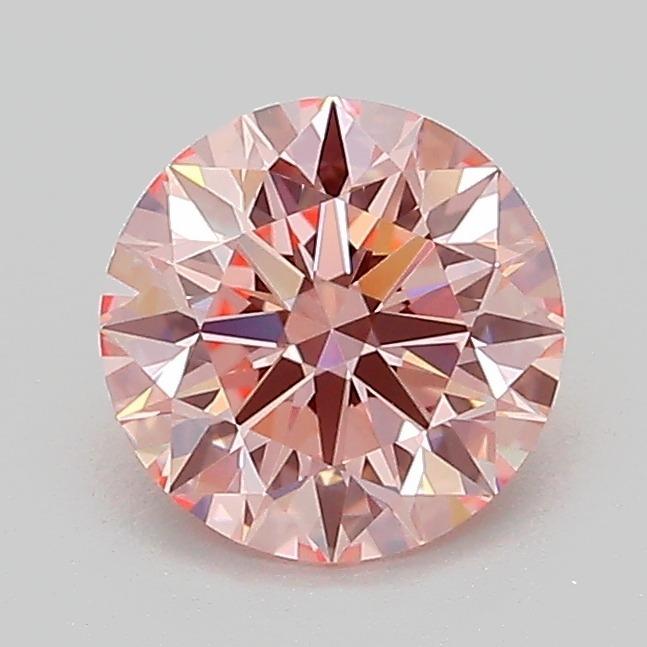 1.07 Ct. Fancy Intense Pink Round Lab Grown Diamond