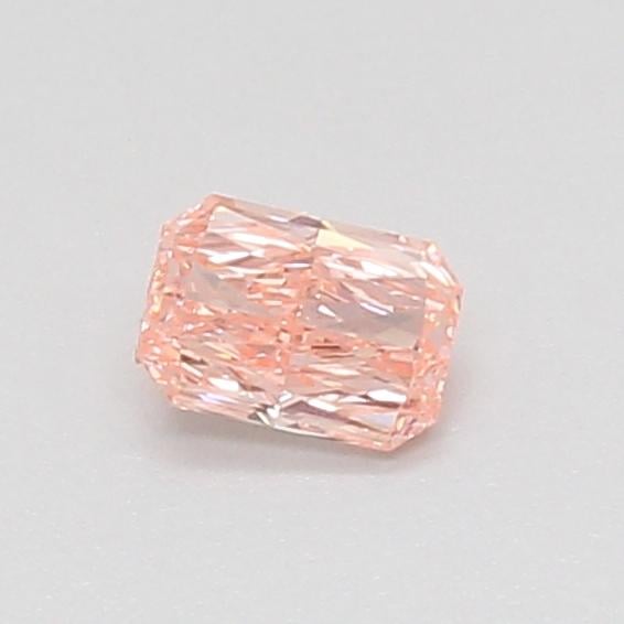 0.33 Ct. Fancy Vivid Pink Radiant Lab Grown Diamond