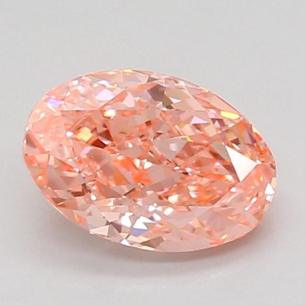 1.55 Ct. Fancy Vivid Pink Oval Lab Grown Diamond