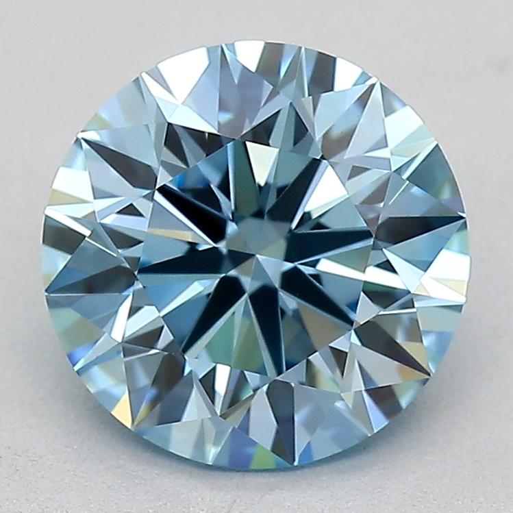1.50 Ct. Fancy Vivid  Blue Round Lab Grown Diamond