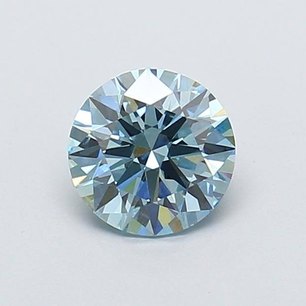 1.05 Ct. Fancy Intense Blue Round Lab Grown Diamond