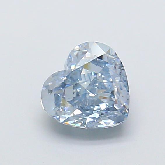 1.00 Ct. Fancy Intense  Blue Heart Lab Grown Diamond