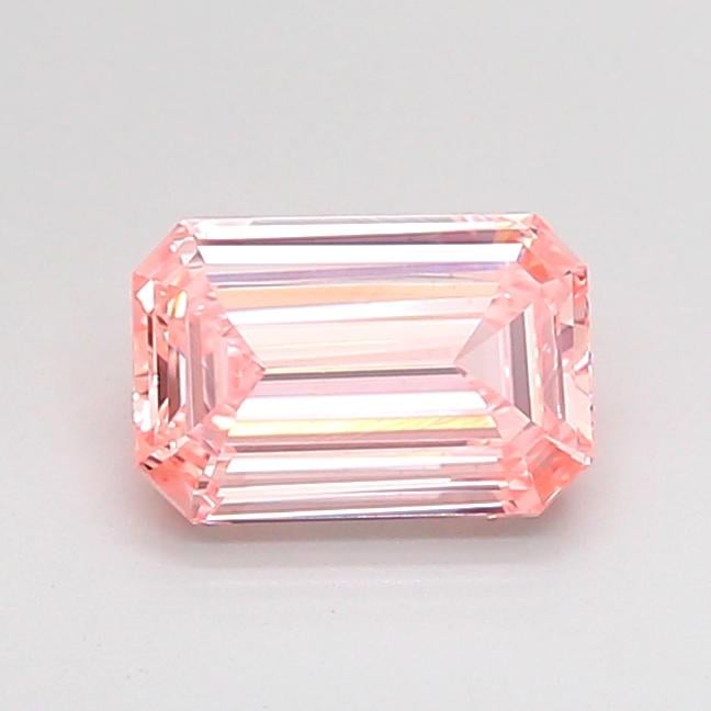 1.24 Ct. Fancy Intense Pink Emerald Lab Grown Diamond
