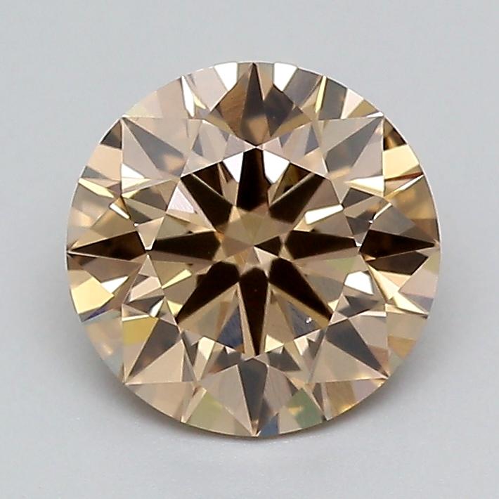 1.42 Ct. Fancy Light  Brown Round Lab Grown Diamond