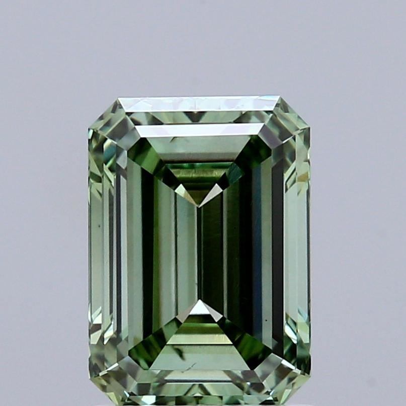 1.50 Ct. Fancy Vivid Green Emerald Lab Grown Diamond