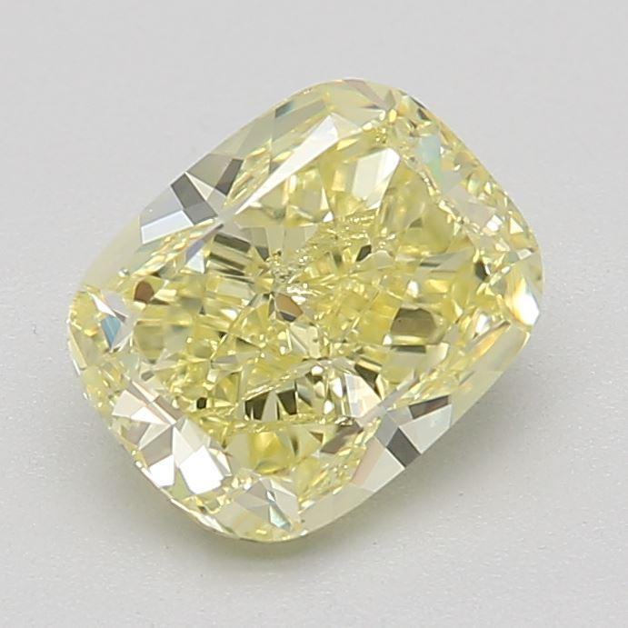 1.27 Ct. Fancy Yellow Cushion Diamond