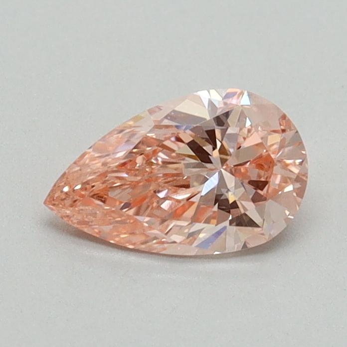 0.51 Ct. Fancy Vivid Pink Pear Lab Grown Diamond