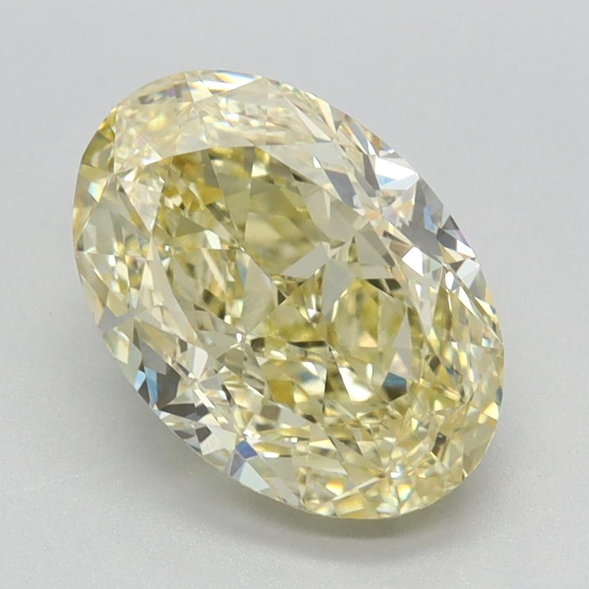 2.37 Ct. Fancy Yellow Oval Lab Grown Diamond