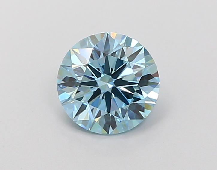 1.08 Ct. Fancy Vivid Blue Round Lab Grown Diamond