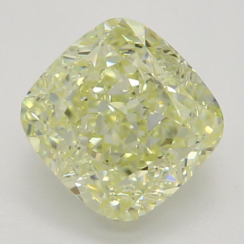 1.18 Ct. Fancy Light Yellow Cushion Diamond