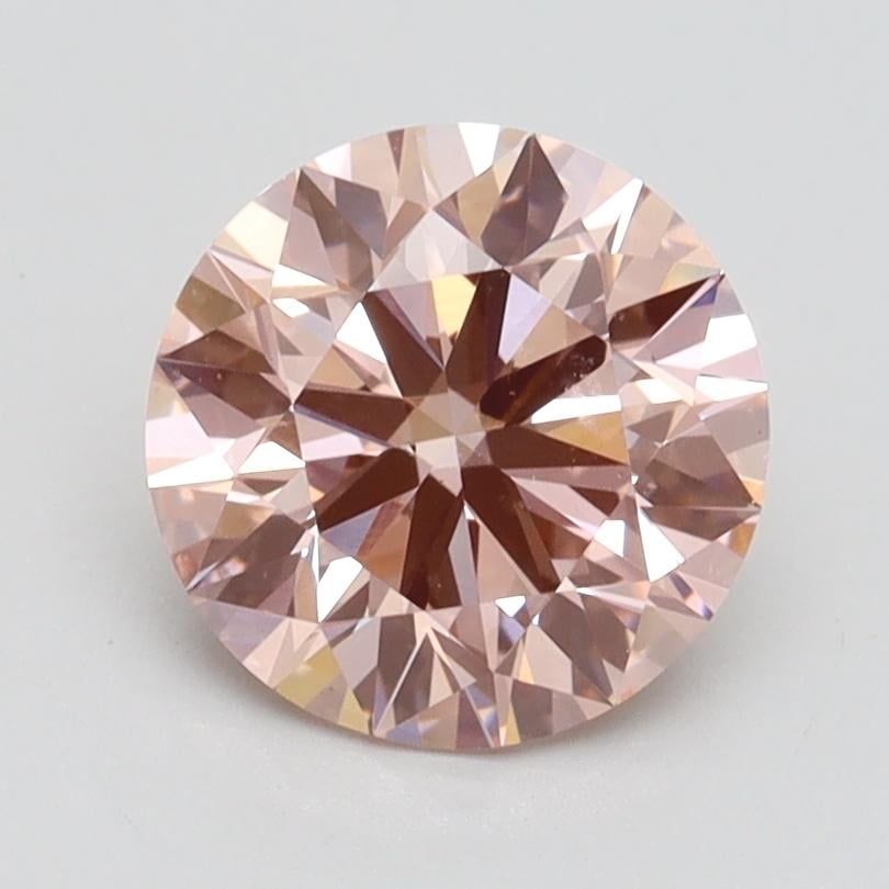 1.64 Ct. Fancy Intense Pink Round Lab Grown Diamond