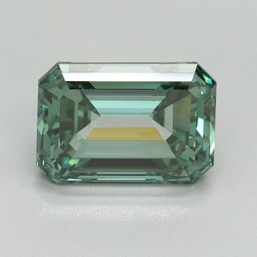 2.00 Ct. Fancy Vivid Pacific Green Emerald Lab Grown Diamond
