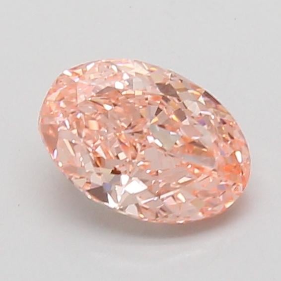 1.08 Ct. Fancy Vivid Pink Oval Lab Grown Diamond