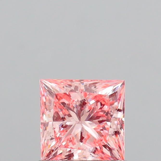 0.99 Ct. Fancy Intense  Pink Princess Lab Grown Diamond