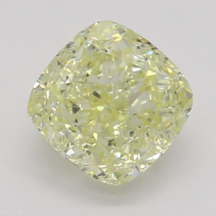 0.60 Ct. Fancy Light Yellow Cushion Diamond