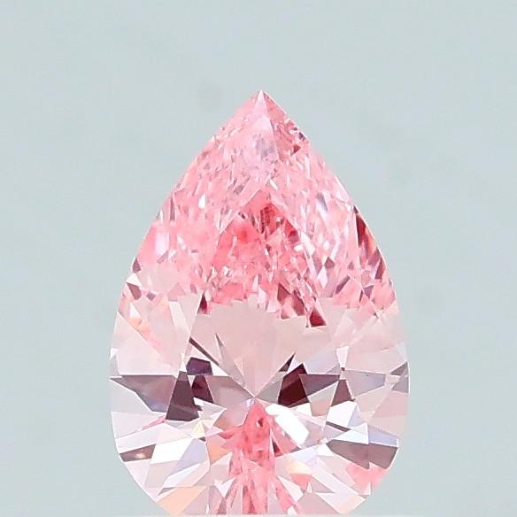 0.49 Ct. Fancy Intense Pink Pear Lab Grown Diamond
