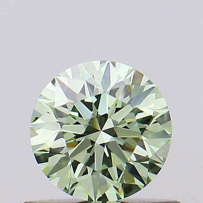 0.56 Ct. Fancy Intense Green Round Lab Grown Diamond