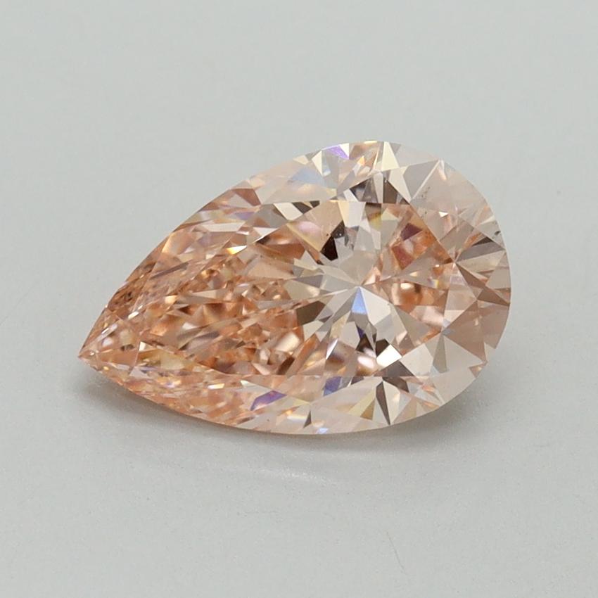 1.52 Ct. Fancy Intense Pink Pear Lab Grown Diamond