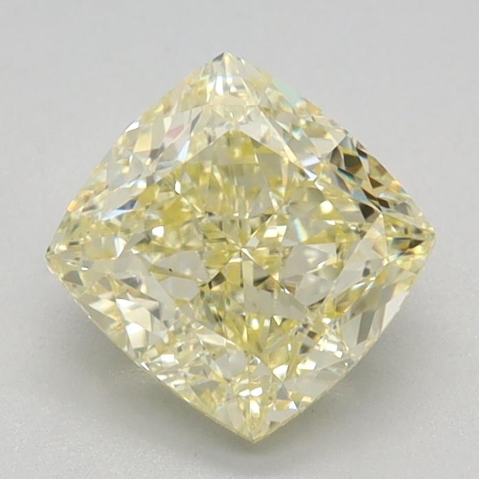 1.10 Ct. Fancy Yellow Cushion Lab Grown Diamond