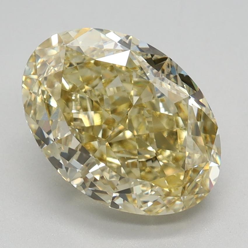2.66 Ct. Fancy Intense Yellow Oval Lab Grown Diamond