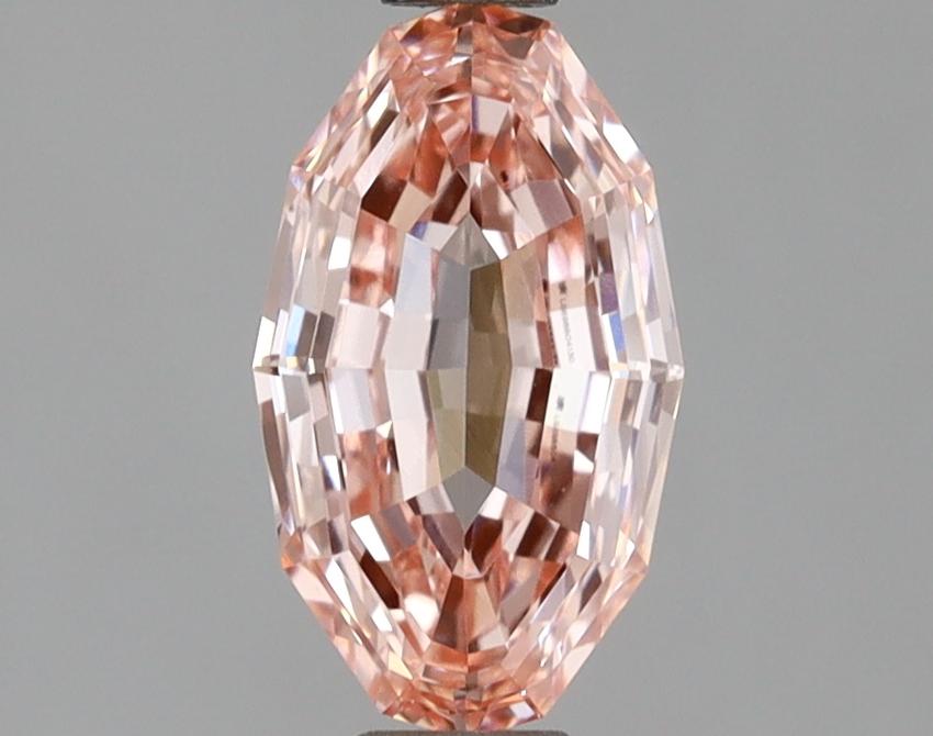 1.03 Ct. Fancy Vivid Pink Oval Lab Grown Diamond