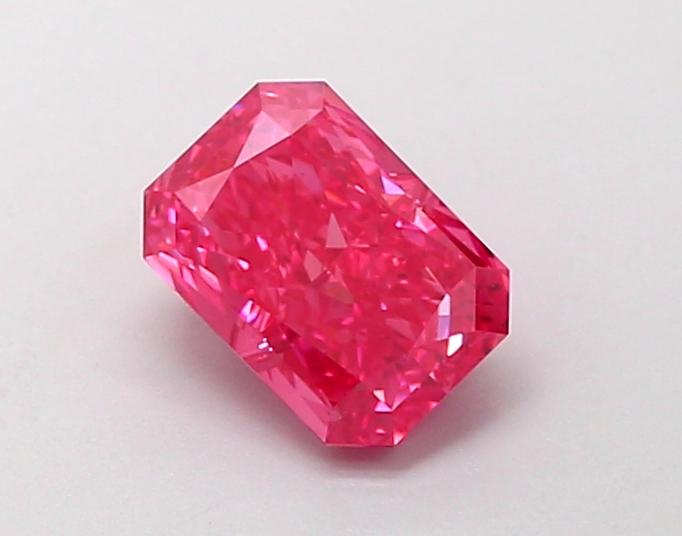 1.16 Ct. Fancy Vivid Pink Radiant Lab Grown Diamond