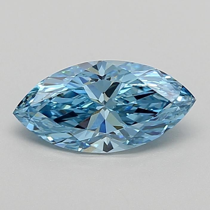 1.42 Ct. Fancy Vivid  Blue Marquise Lab Grown Diamond