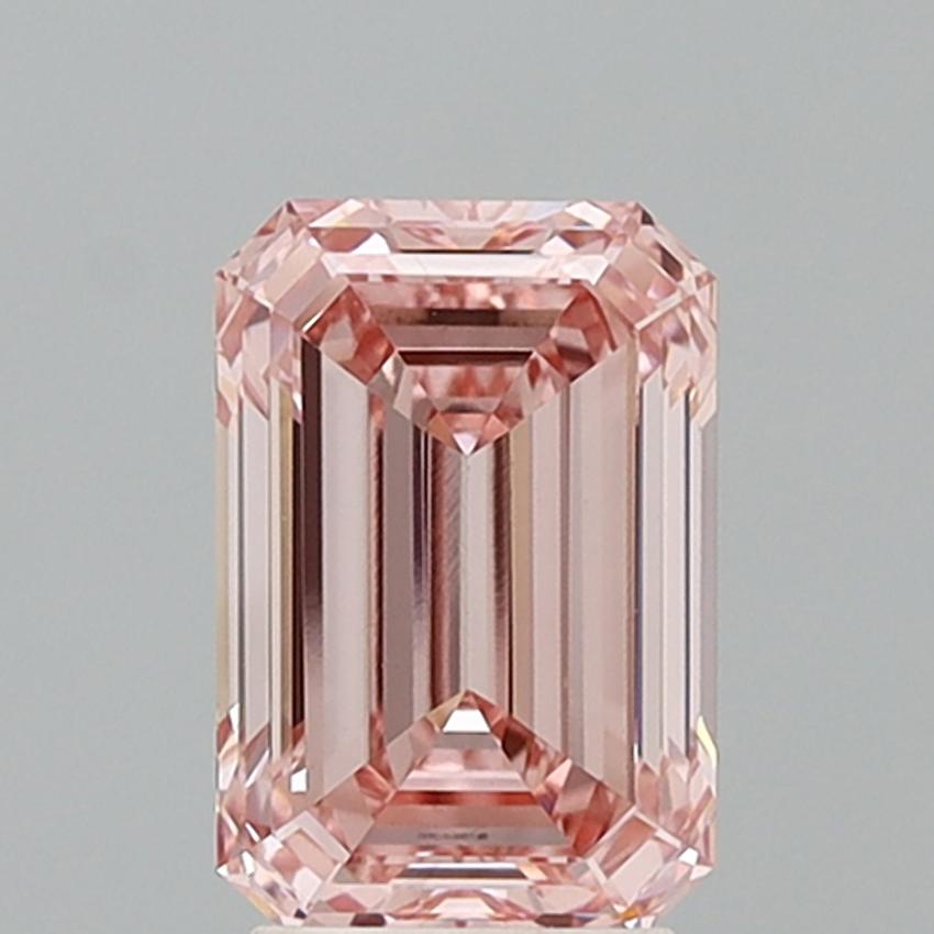 3.08 Ct. Fancy Intense Pink Emerald Lab Grown Diamond