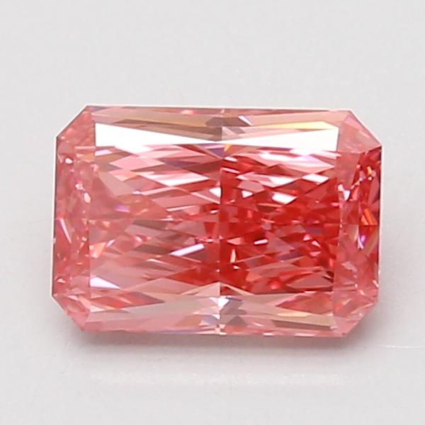 1.51 Ct. Fancy Vivid Pink Radiant Lab Grown Diamond
