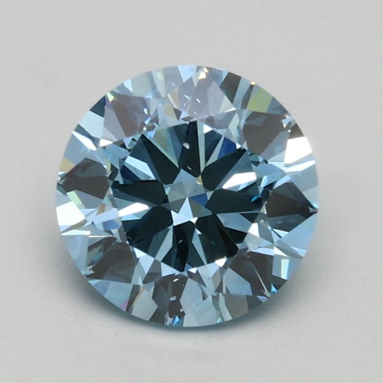 1.00 Ct. Fancy Intense Blue Round Lab Grown Diamond