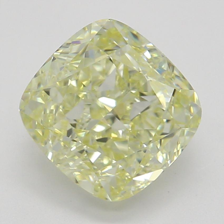 1.06 Ct. Fancy Light Yellow Cushion Diamond