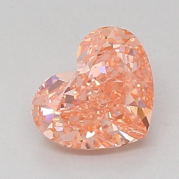 1.59 Ct. Fancy Vivid Pink Heart Lab Grown Diamond