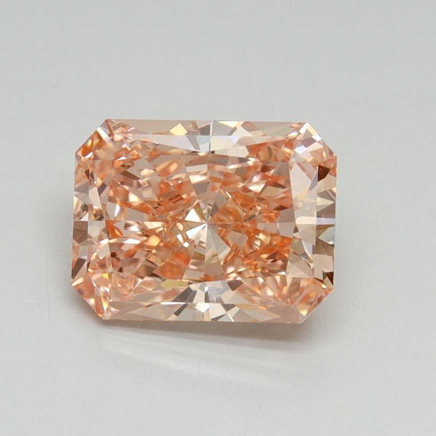 2.35 Ct. Fancy Vivid Pink Radiant Lab Grown Diamond